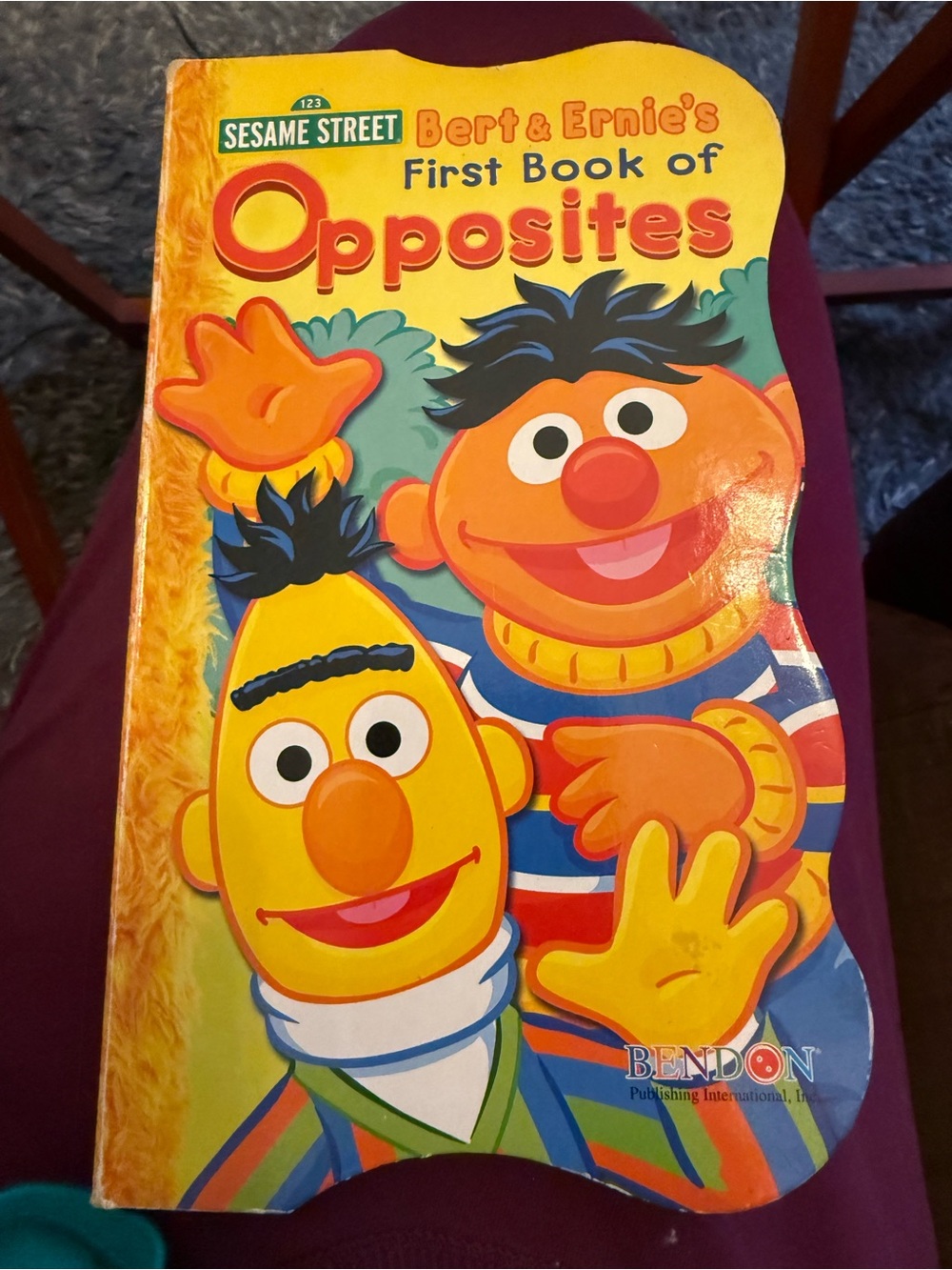 Children’s Hardcover Book Bert and Ernie First book of opposites